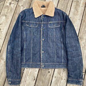 Vintage 2002 Diesel Gregg Fur Sherpa Jacket XL Blue